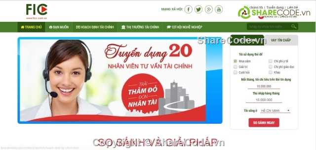 code,code web,web tai chinh,web vay tín dung,web tài chính thương mại